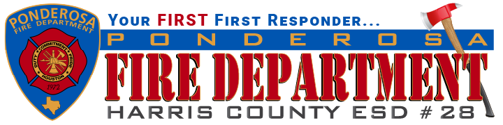 Ponderosa Fire Department Logo